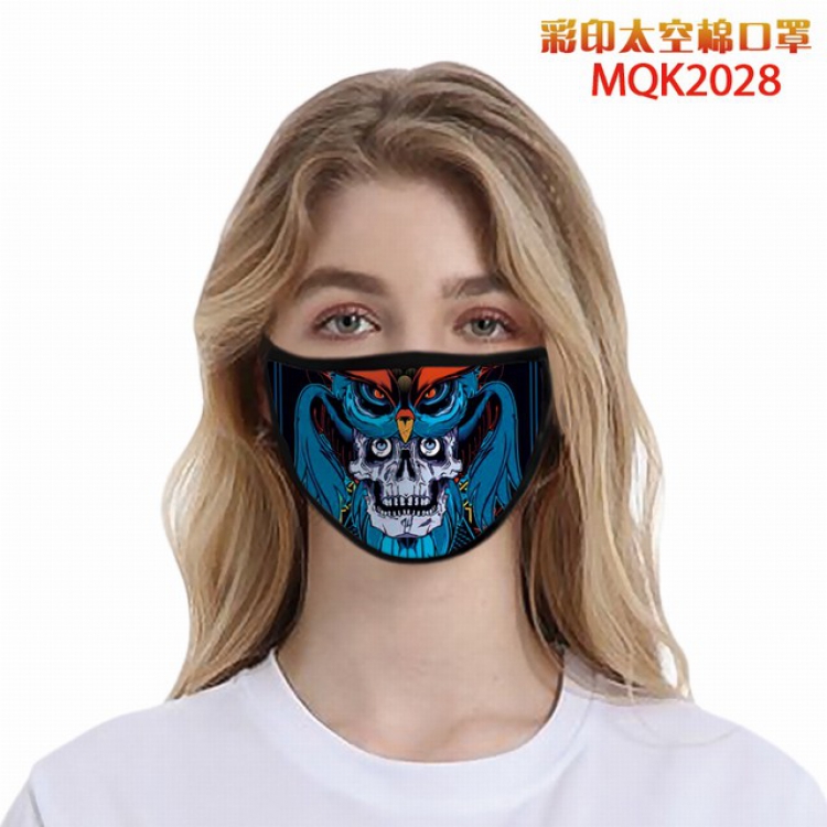 Personality color printing Space cotton Masks price for 5 pcs MQK2028