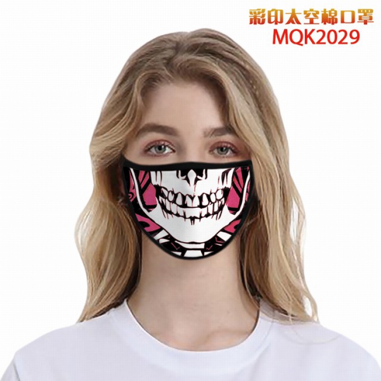 Personality color printing Space cotton Masks price for 5 pcs MQK2029