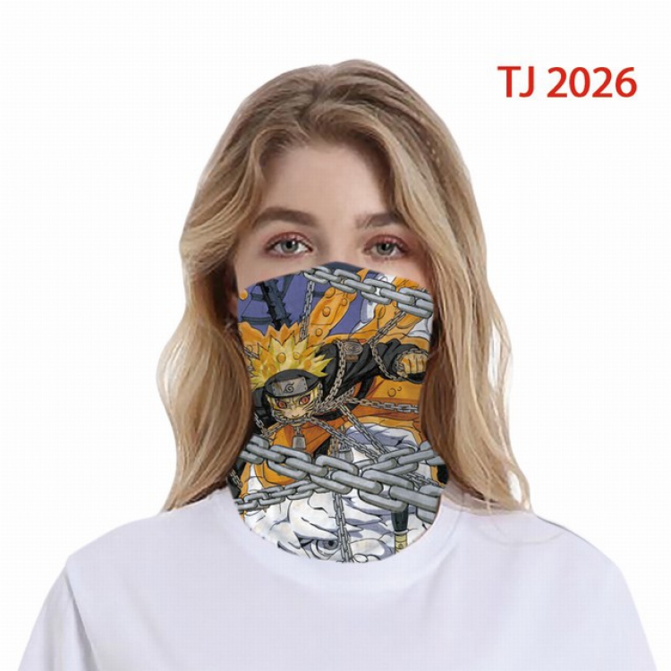 Naruto Color printing magic turban scarf-TJ-2026