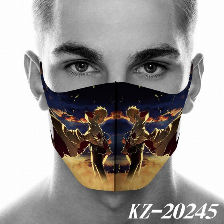 Naruto Anime 3D digital printing masks a set price for 5 pcs KZ-20245