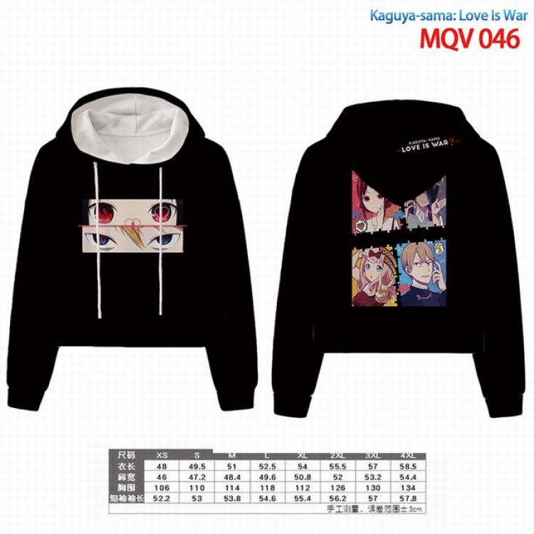 Kaguya-sama wa kokurasetai Full color printed hooded pullover sweater 8 sizes from XS to 4XL MQV 046