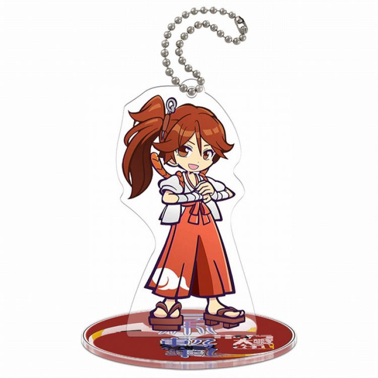 Sakura Wars the Animation Q version soma Small Standing Plates Acrylic keychain pendant 8-9CM