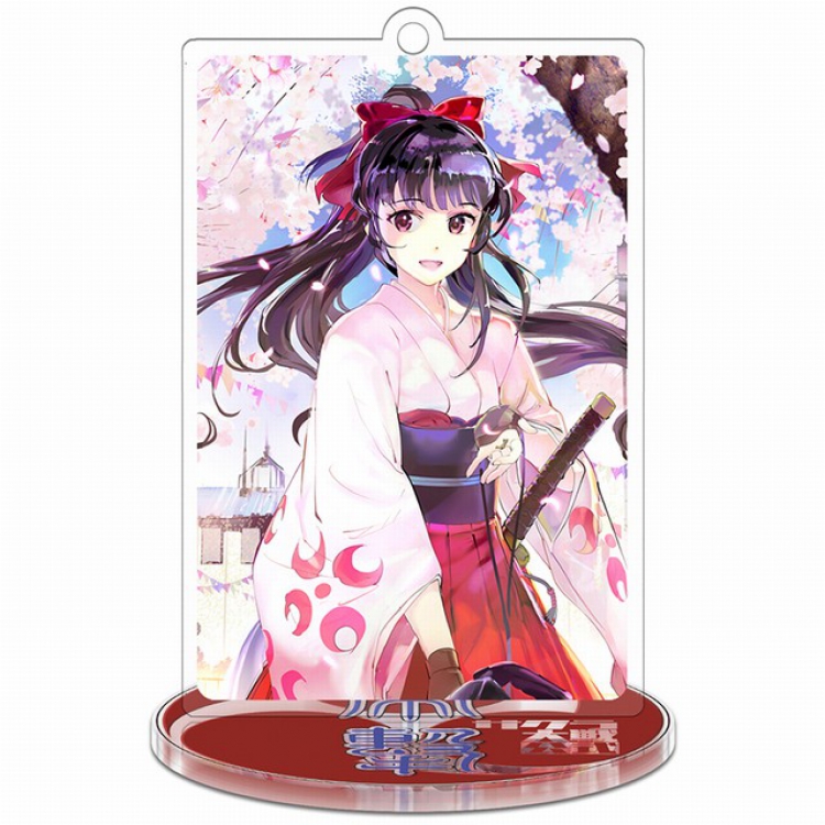Sakura Wars the Animation Standing Plates acrylic keychain pendant 8-9CM