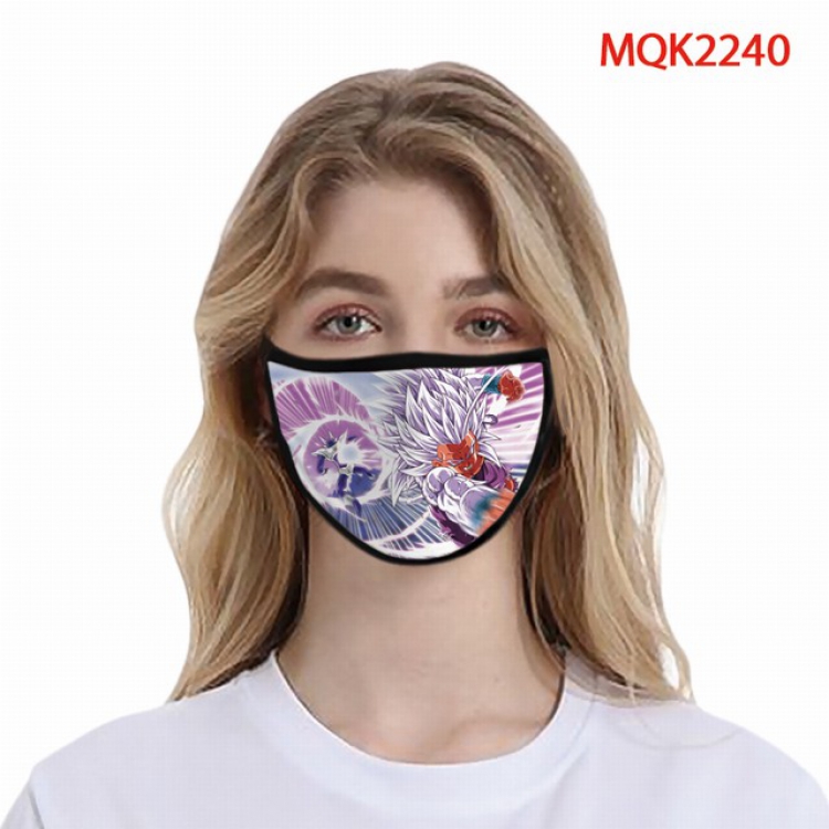 Dragon Ball Color printing Space cotton Masks price for 5 pcs MQK2240