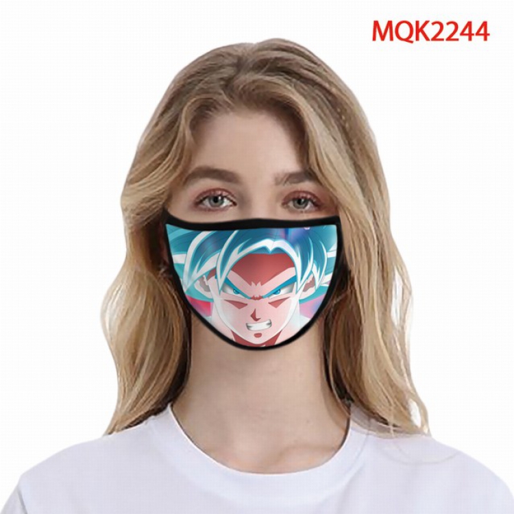 Dragon Ball Color printing Space cotton Masks price for 5 pcs MQK2244