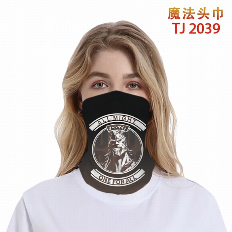 My Hero Academia Color printing magic turban scarf-TJ-2039