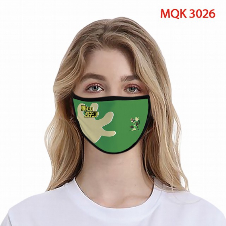 My Hero Academia Color printing Space cotton Masks price for 5 pcs MQK3026