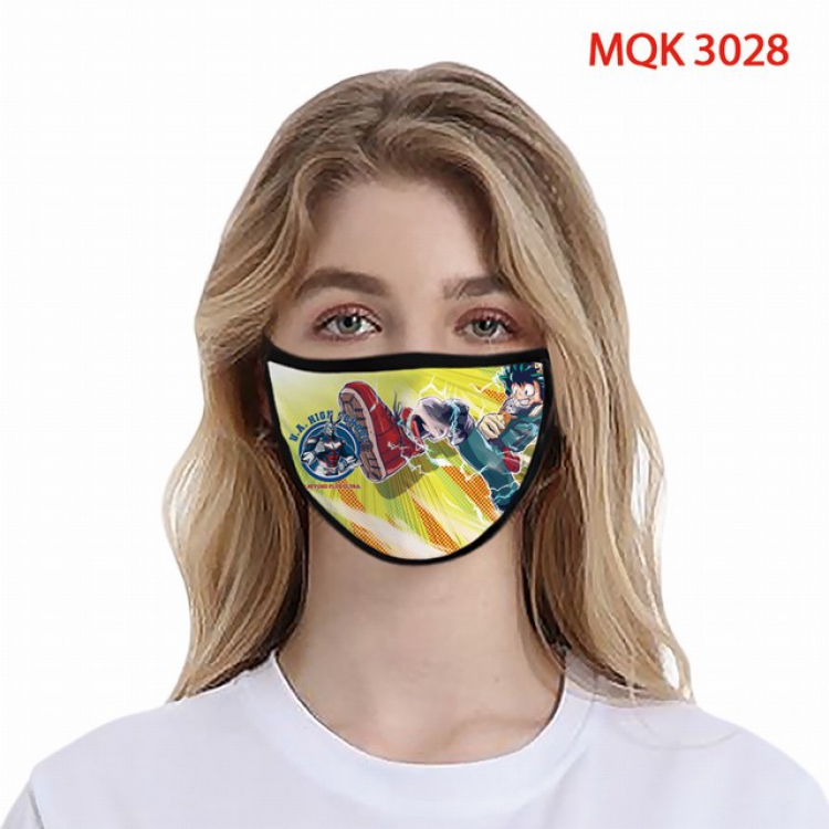 My Hero Academia Color printing Space cotton Masks price for 5 pcs MQK3028