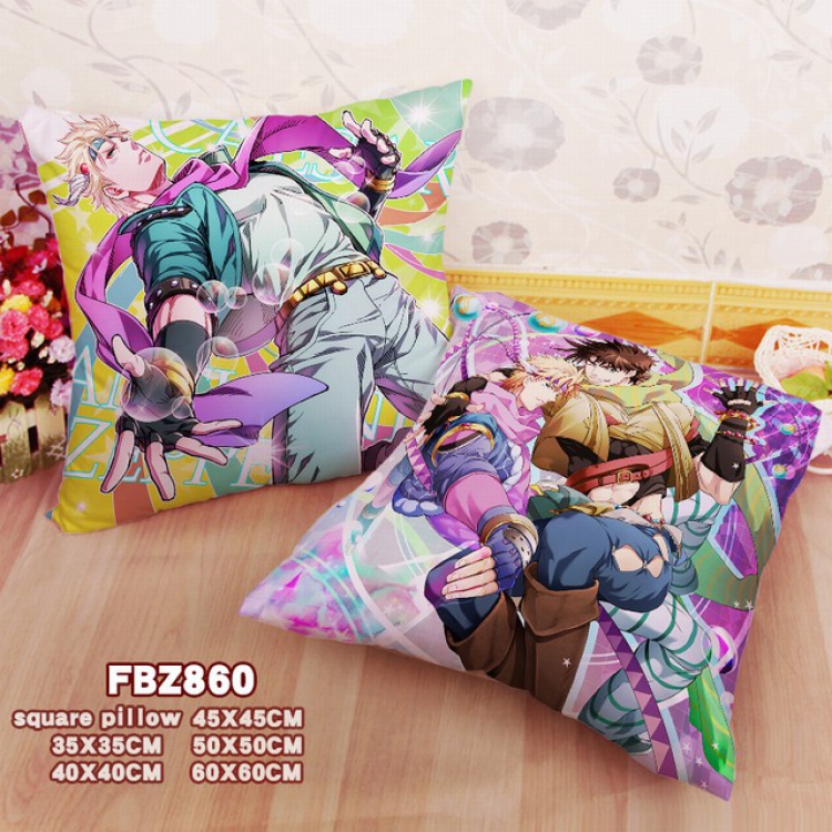 JoJos Bizarre Adventure Double-sided full color pillow cushion 45X45CM-FBZ860