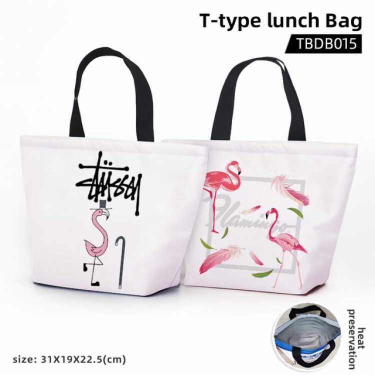 Phoenicopteridae Personality Waterproof lunch bag TBDB015