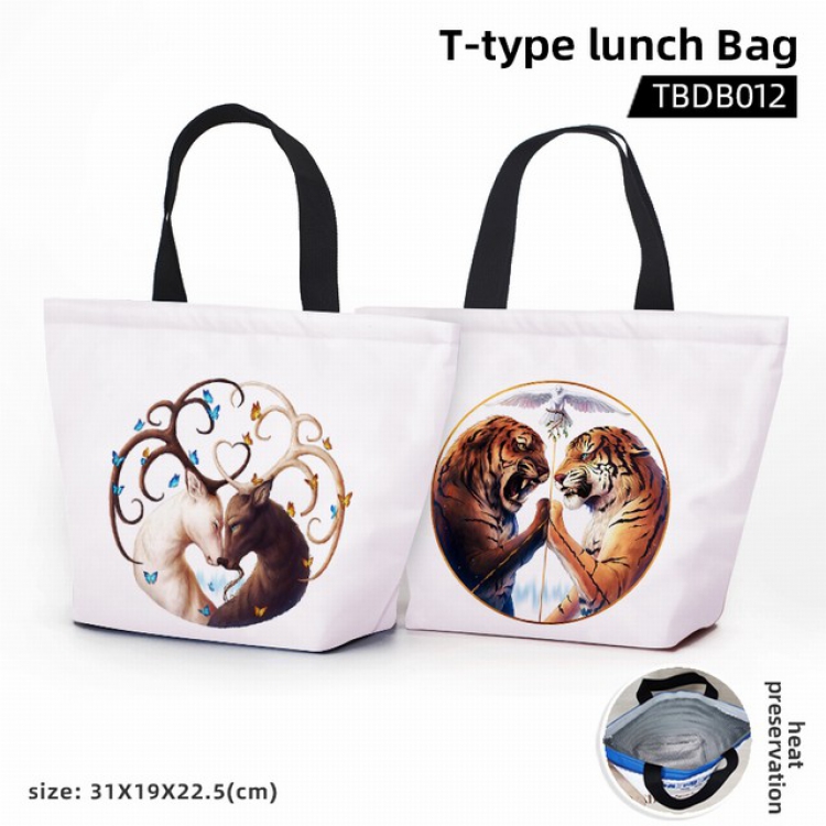 Animal Personality Waterproof lunch bag TBDB012