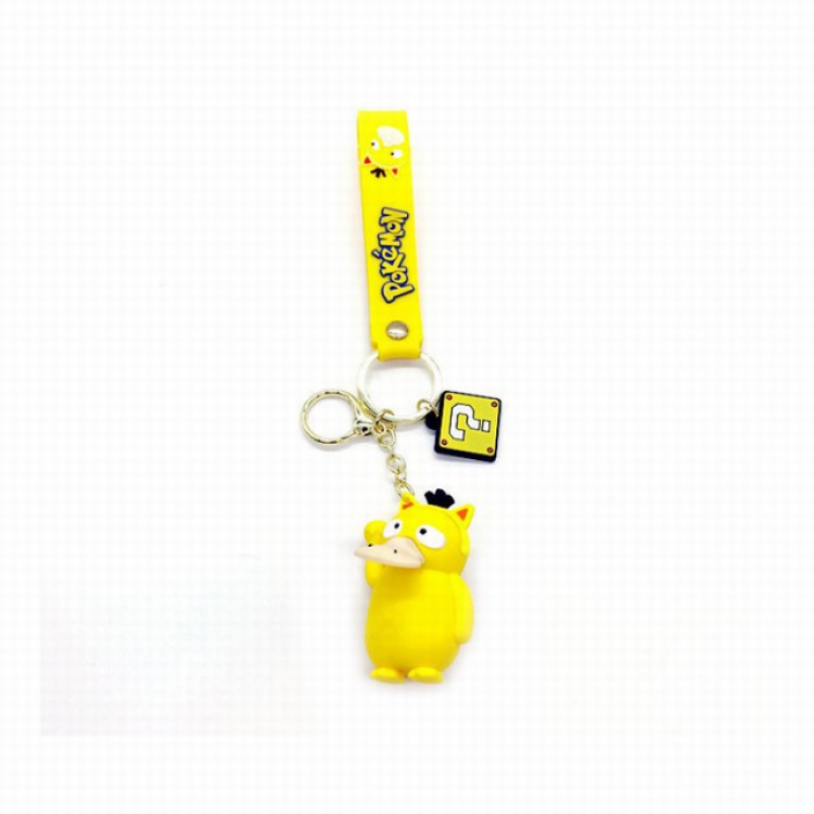Pokemon Psyduck Schoolbag pendant keychain ornaments a set price for 5 pcs