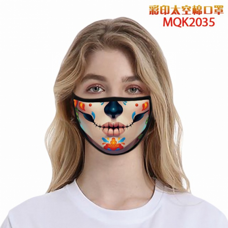 Color printing Space cotton Masks price for 5 pcs MQK2035