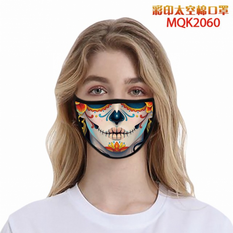 Color printing Space cotton Masks price for 5 pcs MQK2060