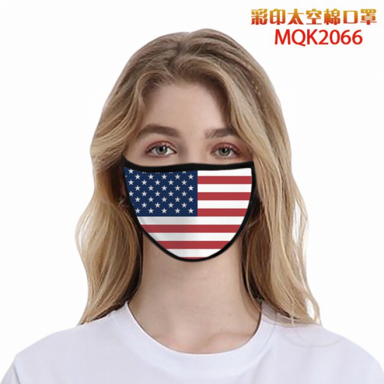 Color printing Space cotton Masks price for 5 pcs MQK2066