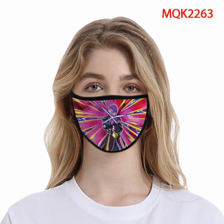 Dragon Ball Color printing Space cotton Masks price for 5 pcs MQK2263