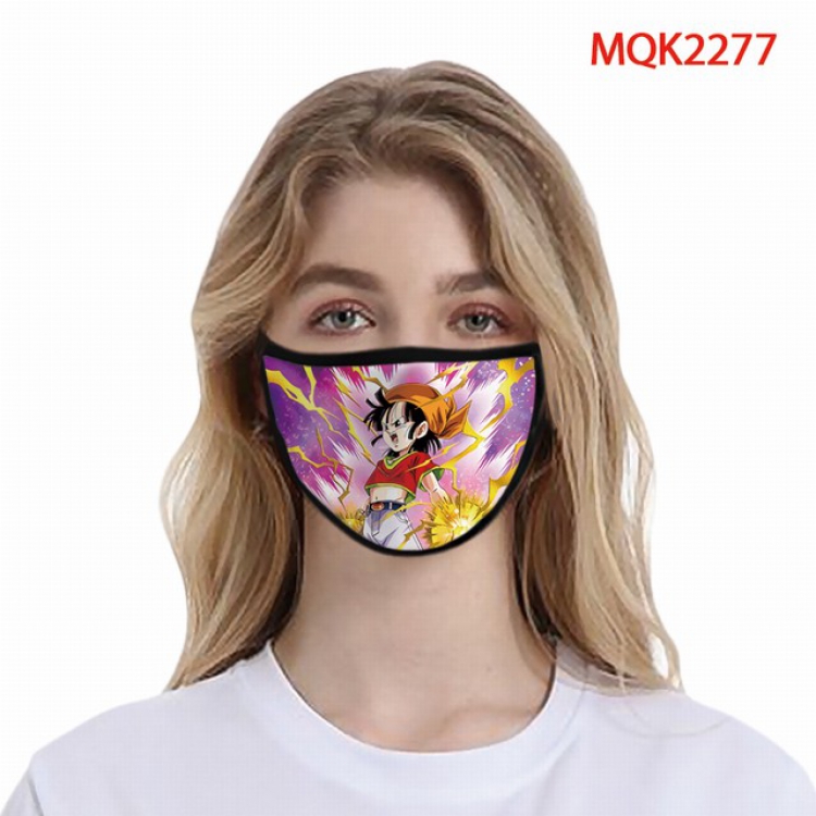 Dragon Ball Color printing Space cotton Masks price for 5 pcs MQK2277