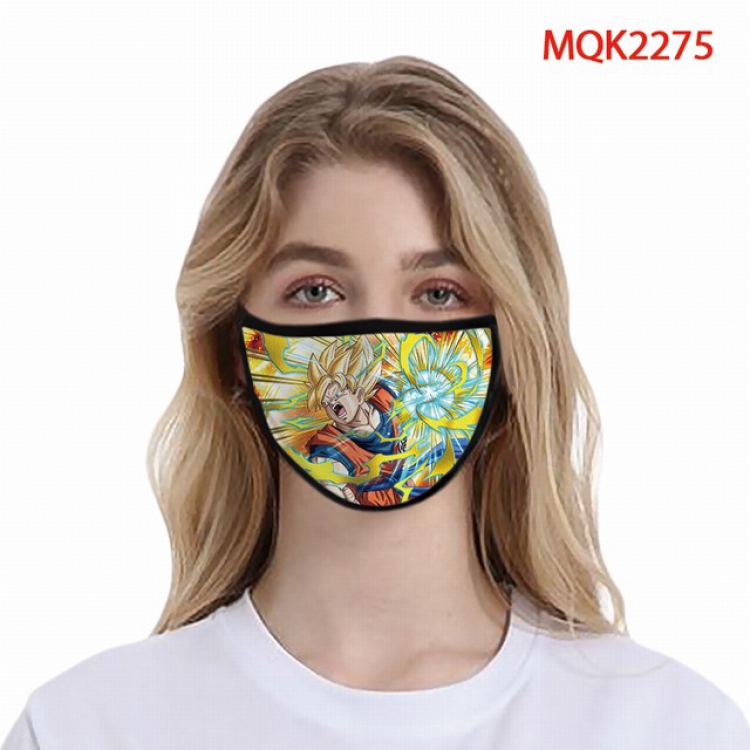 Dragon Ball Color printing Space cotton Masks price for 5 pcs MQK2275
