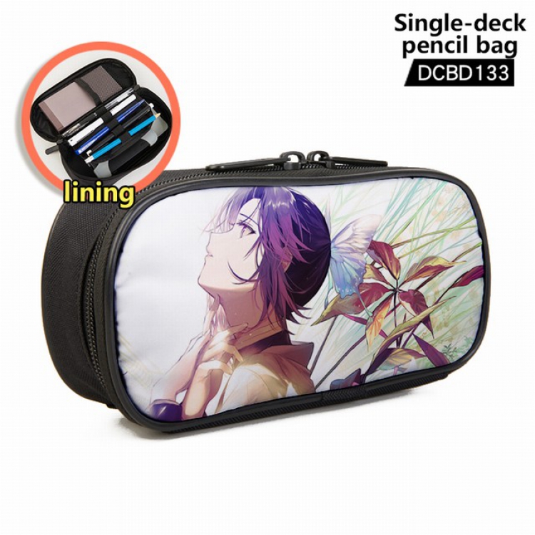 Demon Slayer Kimets Anime single layer waterproof pen case 25X7X12CM -DCBD133