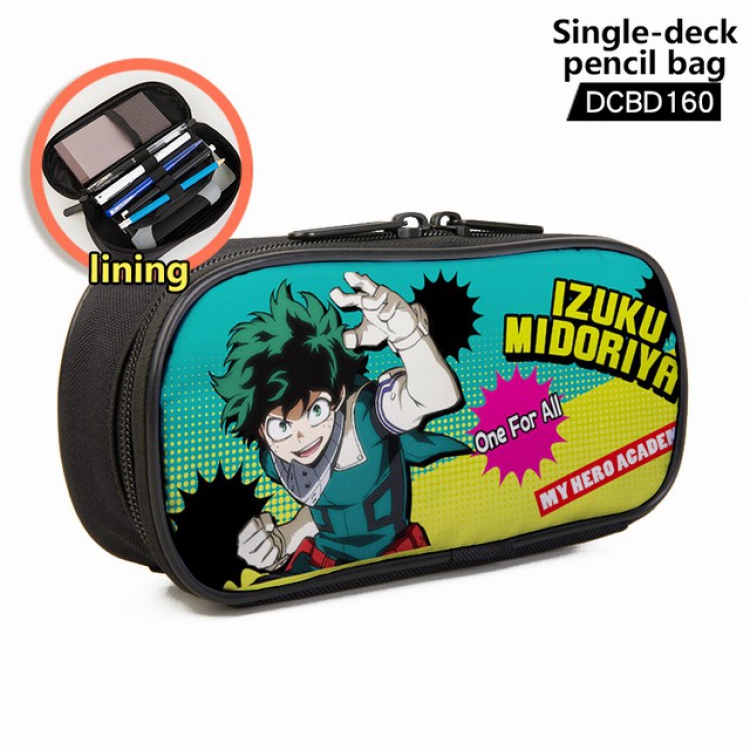 My Hero Academia Anime single layer waterproof pen case 25X7X12CM -DCBD160