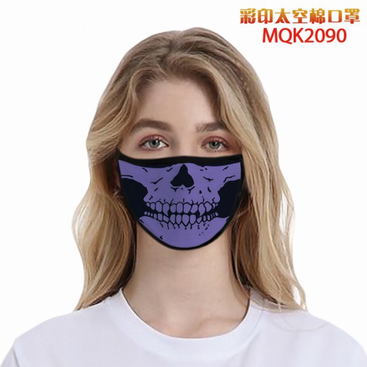 Color printing Space cotton Masks price for 5 pcs MQK2090