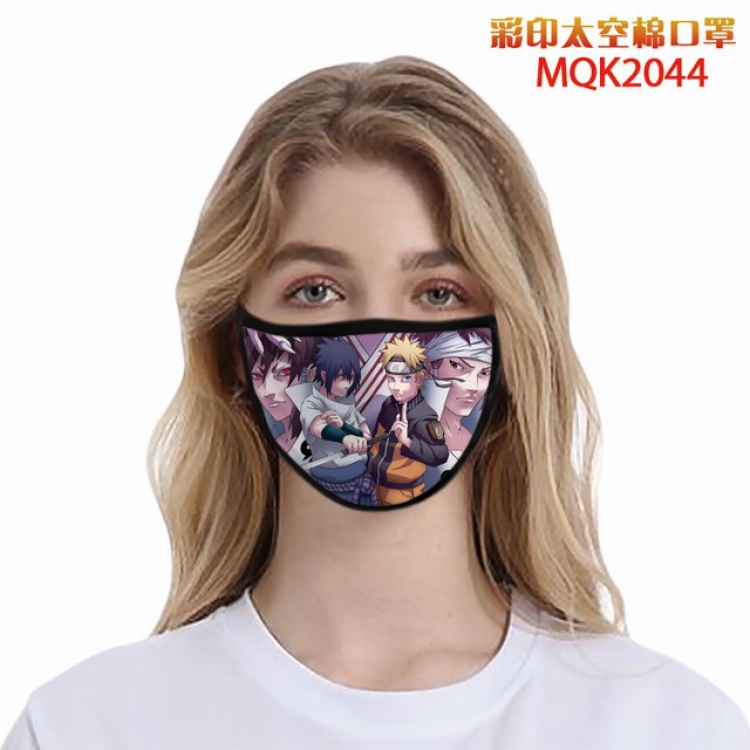 Naruto Color printing Space cotton Masks price for 5 pcs MQK2044