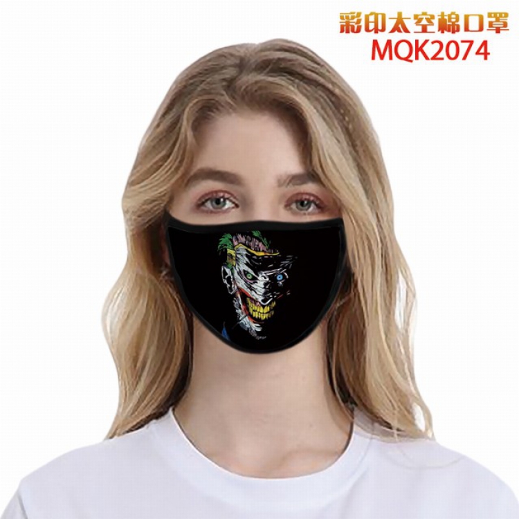 Batman Color printing Space cotton Masks price for 5 pcs MQK2074