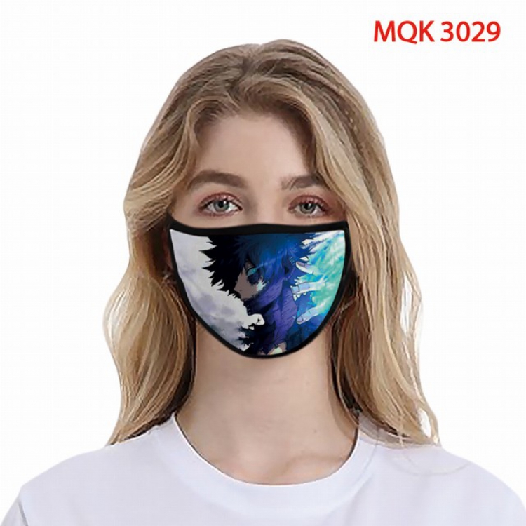 Blue Exorcist Color printing Space cotton Masks price for 5 pcs MQK2029