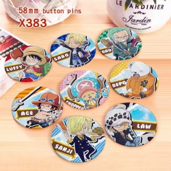 One Piece a set of 8 models Ti...