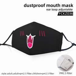 Emoji color dust masks opening...