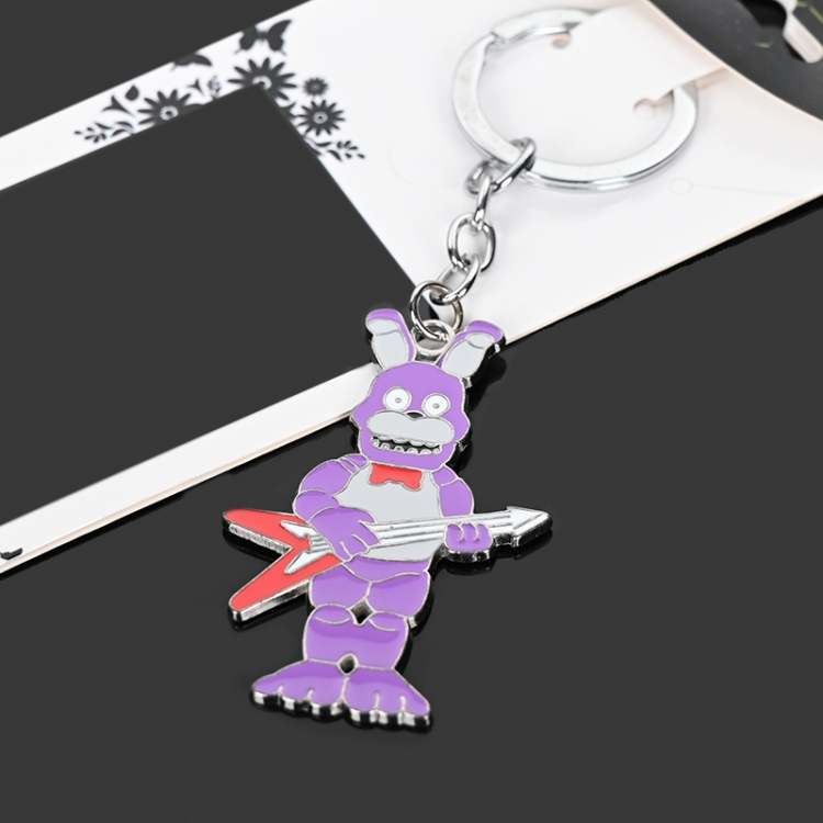 Key Chain Five Nights at Freddys Purple key chain pendant price for 5 pcs