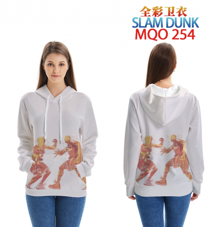 Hoodie Slam Dunk Full color long sleeve jacket hooded zipper-free vests 8 sizes from  XS to XXXXL MQO-254