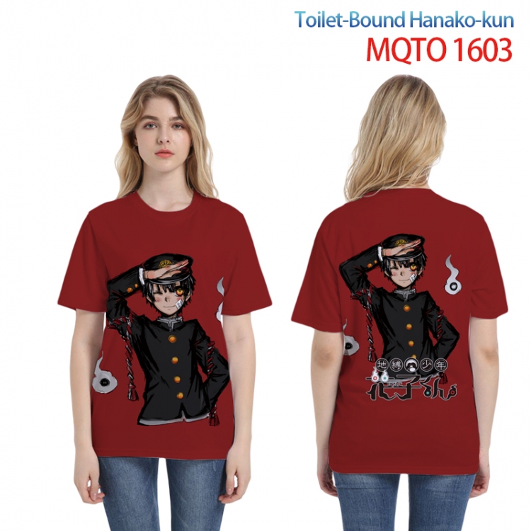 Toilet-Bound Hanako-kun European full color printing flower short sleeve T-shirt 2XS-4XL 9 sizes MQTO 1603