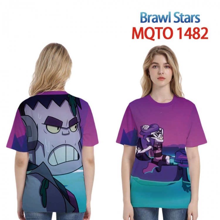 Brawl Stars European full color printing flower short sleeve T-shirt 2XS-4XL 9 sizes MQTO-1482