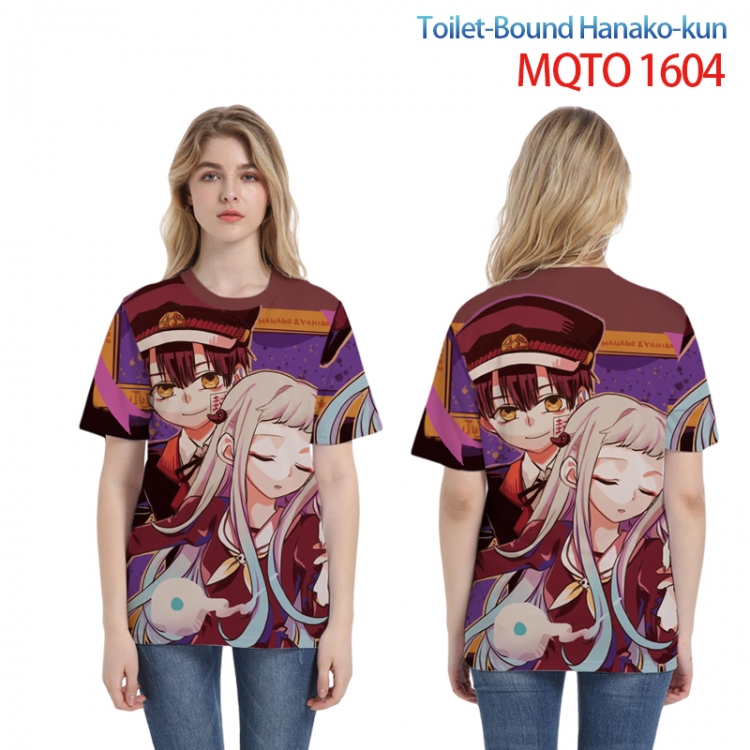 Toilet-Bound Hanako-kun European full color printing flower short sleeve T-shirt 2XS-4XL 9 sizes MQTO 1604