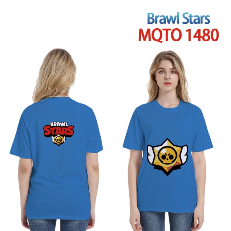 Brawl Stars European full color printing flower short sleeve T-shirt 2XS-4XL 9 sizes MQTO-1480