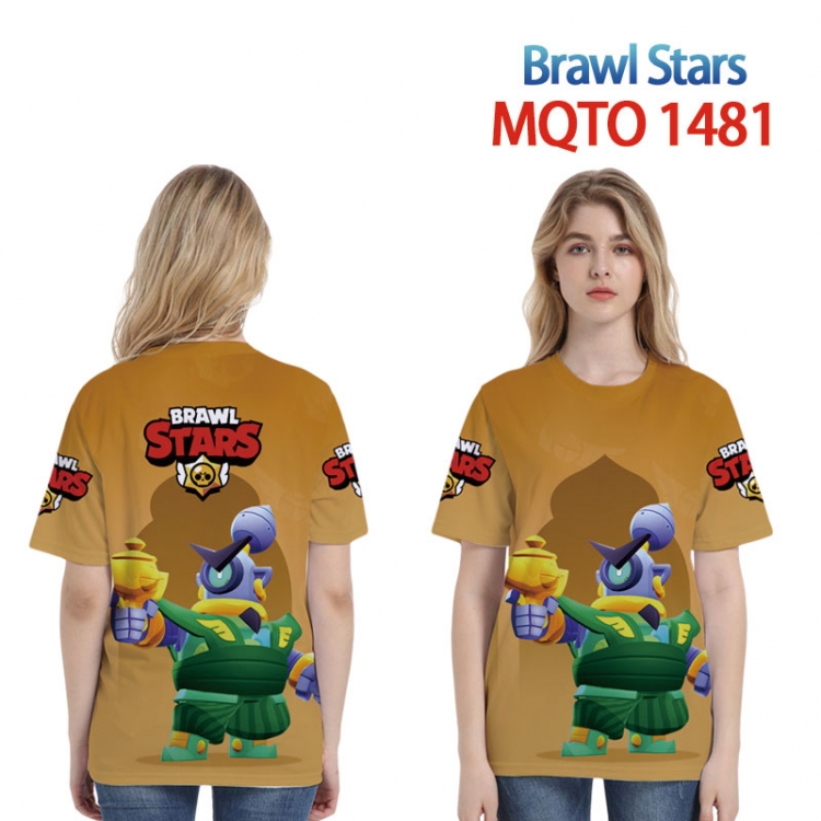 Brawl Stars European full color printing flower short sleeve T-shirt 2XS-4XL 9 sizes MQTO-1481