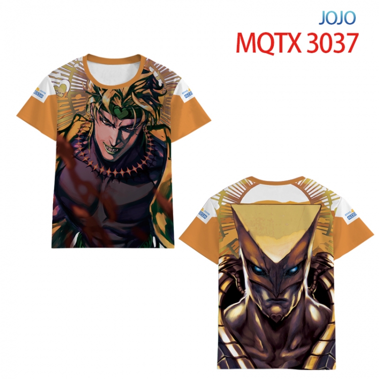 JoJos Bizarre Adventure Full color printing flower short sleeve T-shirt 2XS-5XL, 10 sizes  MQTX3037