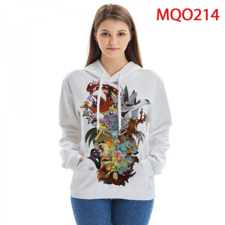 Hoodie Full Color Patch pocket Sweatshirt Hoodie EUR SIZE 9 sizes from XXS to XXXXL MQO 214