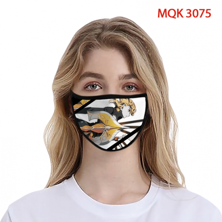 JoJos Bizarre Adventure Color printing Space cotton Masks price for 5 pcs MQK-3075