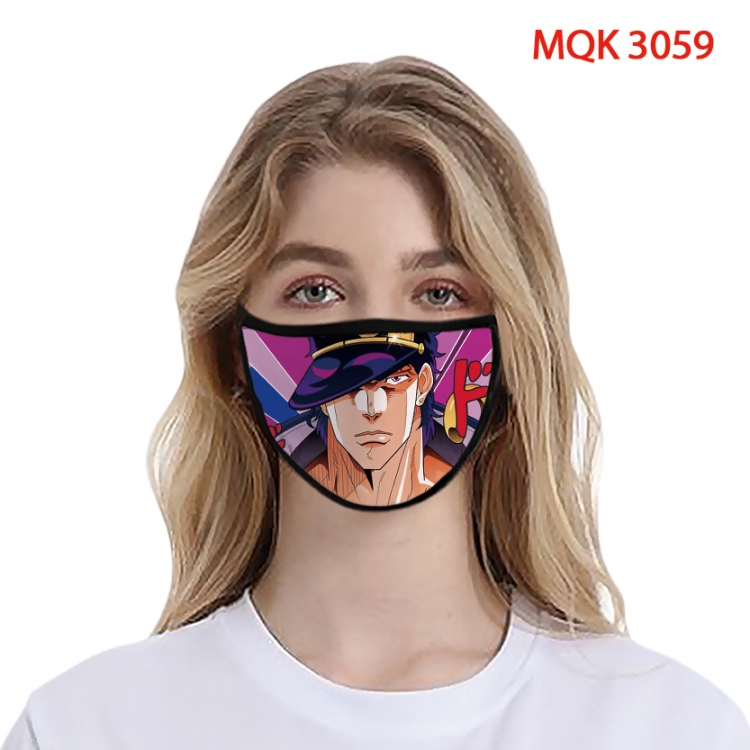 JoJos Bizarre Adventure Color printing Space cotton Masks price for 5 pcs MQK-3059
