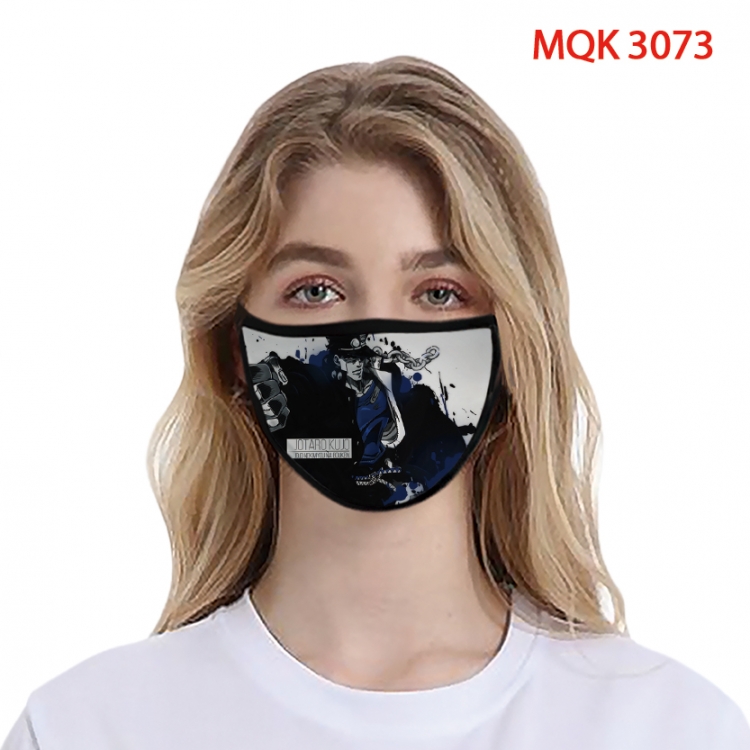 JoJos Bizarre Adventure Color printing Space cotton Masks price for 5 pcs MQK-3073