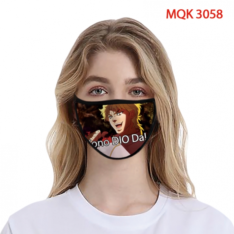 JoJos Bizarre Adventure Color printing Space cotton Masks price for 5 pcs MQK-3058