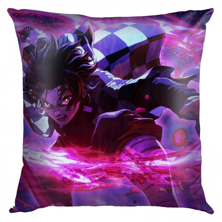 Demon Slayer Kimets Anime Double-sided full color pillow cushion 45X45CM G4-219 NO FILLING