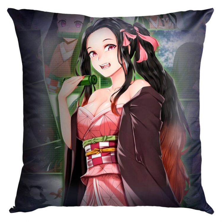 Demon Slayer Kimets Anime Double-sided full color pillow cushion 45X45CM G4-266 NO FILLING