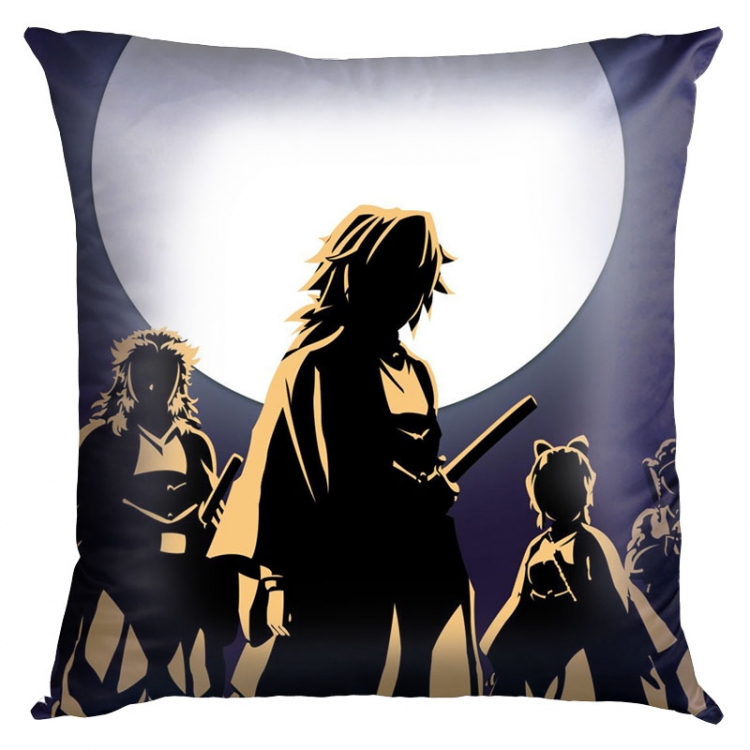 Demon Slayer Kimets Anime Double-sided full color pillow cushion 45X45CM  G4-237 NO FILLING