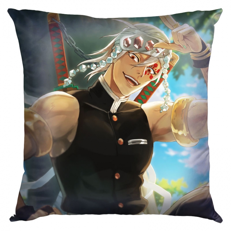 Demon Slayer Kimets Anime Double-sided full color pillow cushion 45X45CM G4-292 NO FILLING