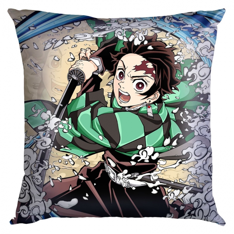 Demon Slayer Kimets Anime Double-sided full color pillow cushion 45X45CM G4-217 NO FILLING