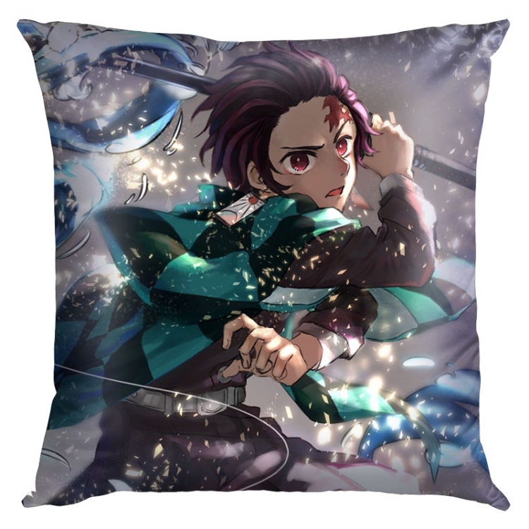 Demon Slayer Kimets Anime Double-sided full color pillow cushion 45X45CM G4-225 NO FILLING