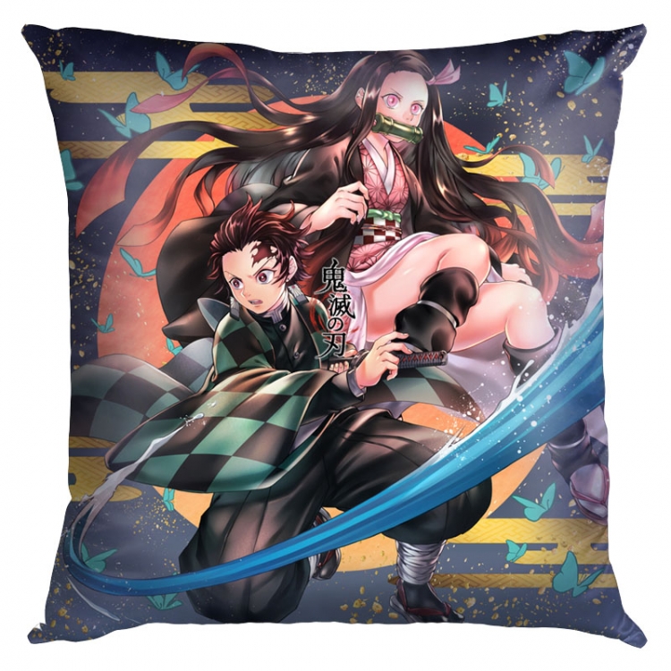 Demon Slayer Kimets Anime Double-sided full color pillow cushion 45X45CM G4-261 NO FILLING